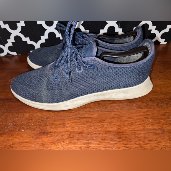 Allbirds Mens Tree Runners Blue Size 11 Lace Up Low Top - Picture 3 of 5